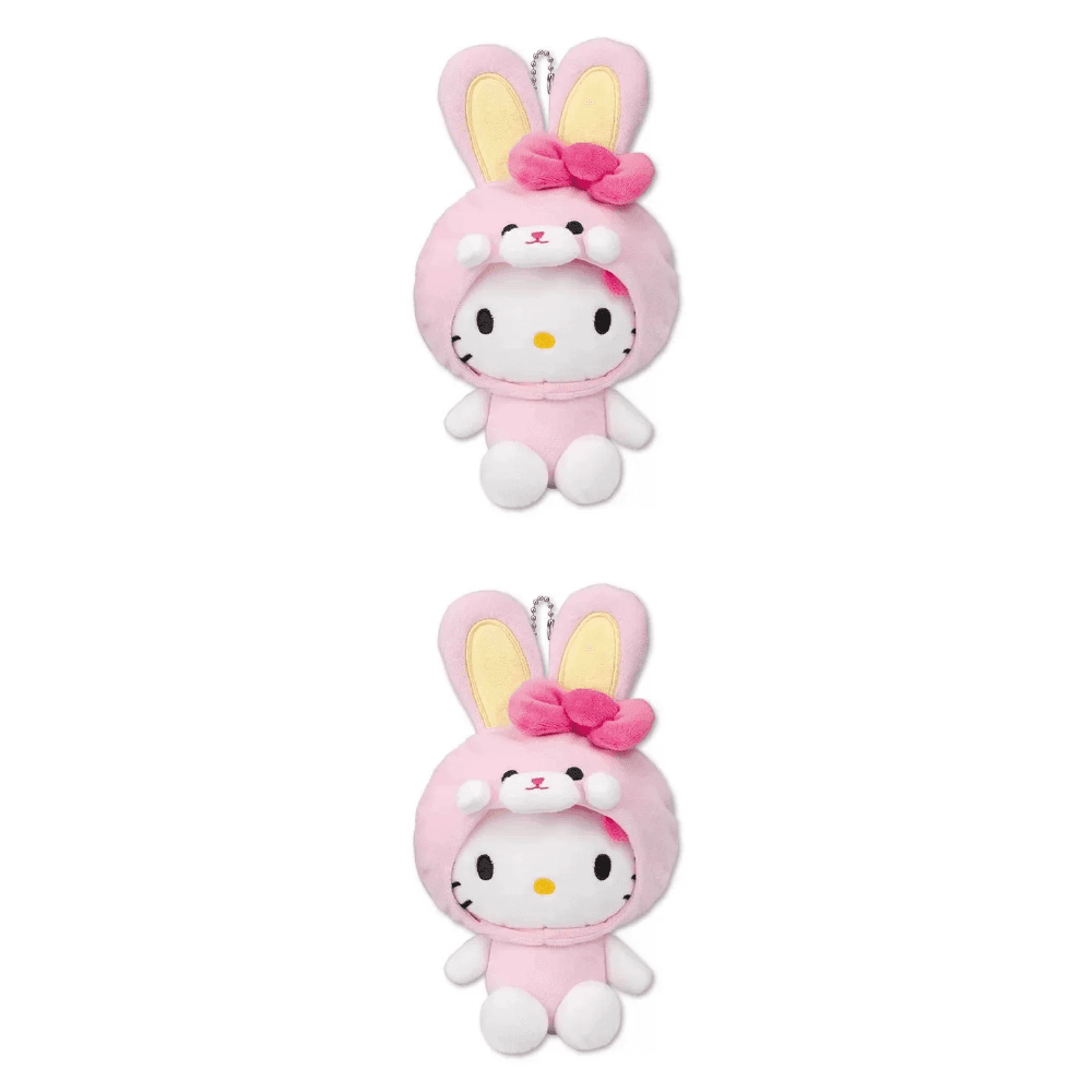 Санрио Hello Kitty Кролик Шляпа Кукла Плюшевый Украшение 18 см Высокий - изображение 2