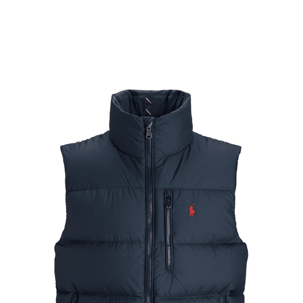Куртка Polo Ralph Lauren Пуховый жилет Мужской Морской синий - изображение 5