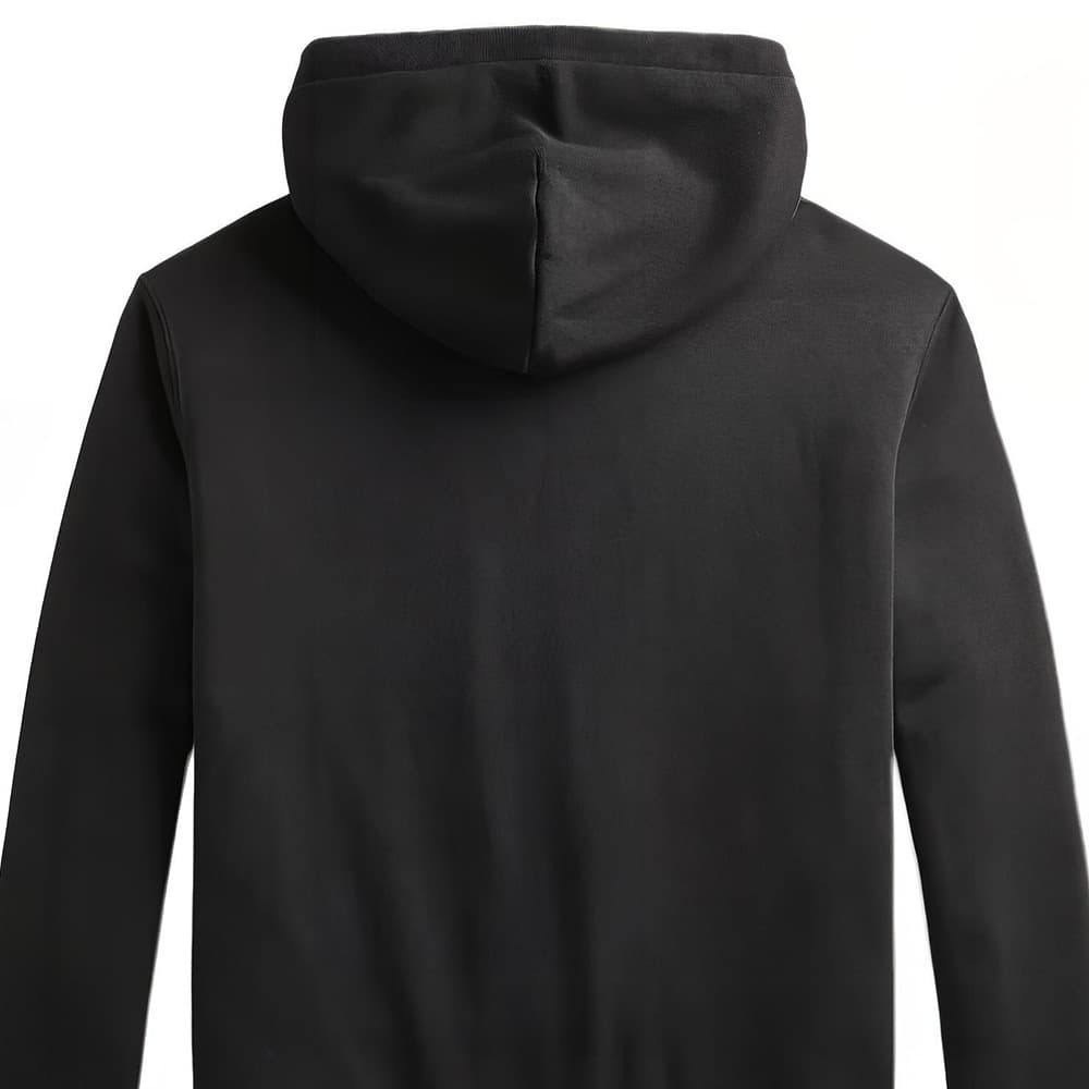 Худи Polo Ralph Lauren SS22 Флисовая подкладка капюшон узор с пони Толстовка унисекс черный - изображение 5