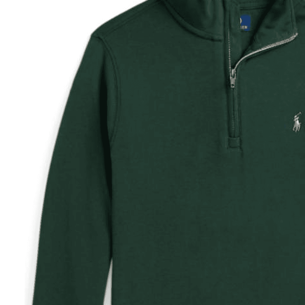 Толстовка Polo Ralph Lauren зеленое детское - изображение 5