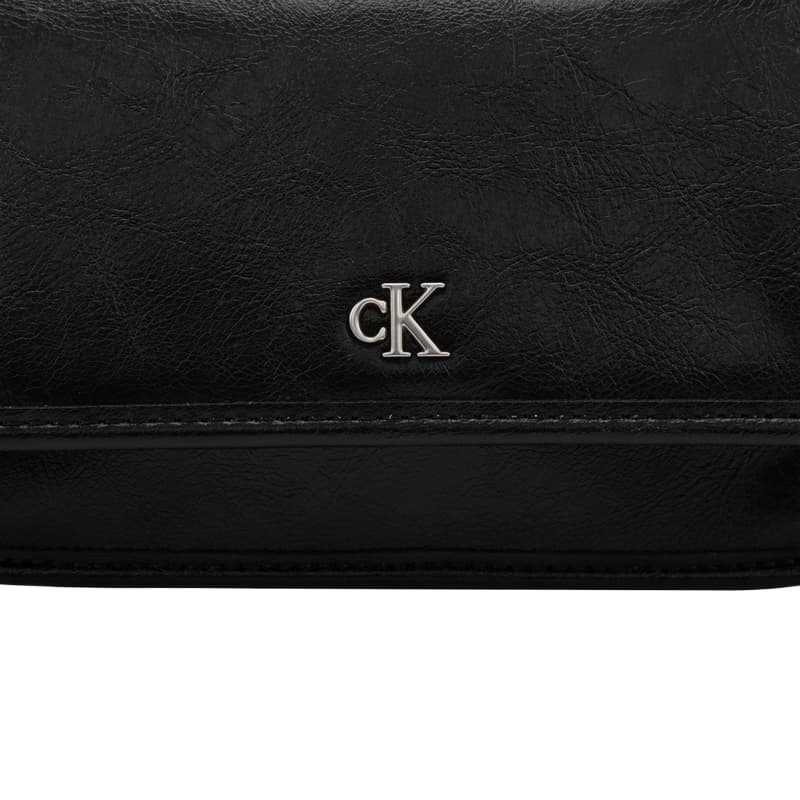 Мини-сумка CALVIN KLEIN Синтетический материал Сумка через плечо Средняя Женская Космический черный - изображение 4
