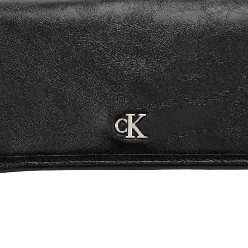 Мини-сумка CALVIN KLEIN Сумка через плечо из синтетического материала женская космический черный - изображение 5