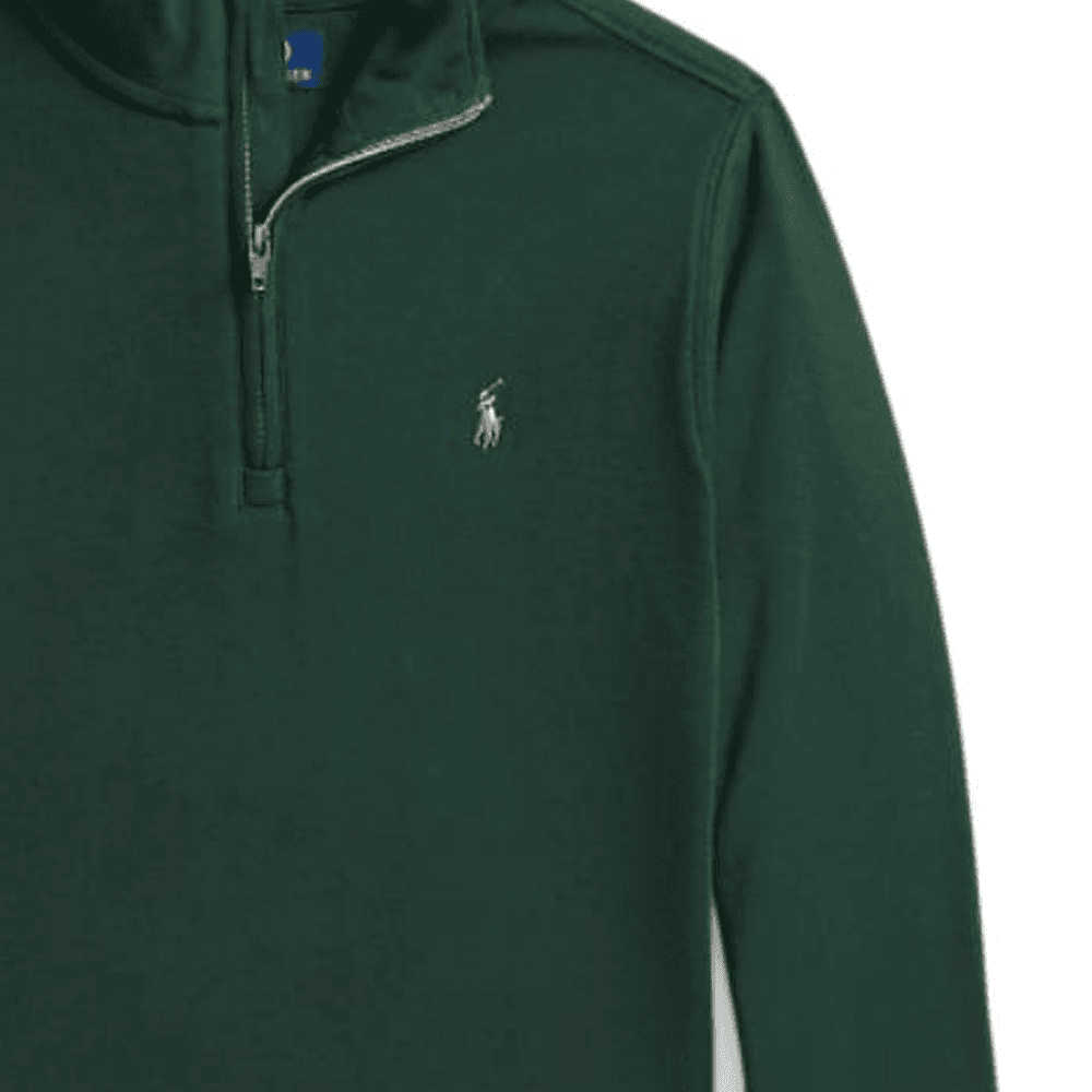 Толстовка Polo Ralph Lauren зеленое детское - изображение 4