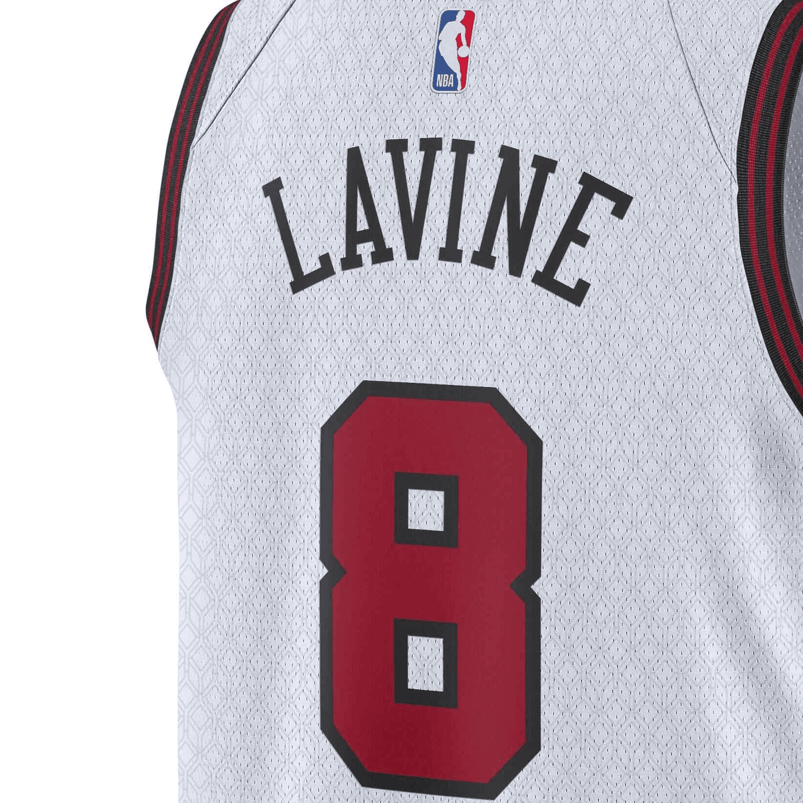 Баскетбольная майка Nike NBA City Edition Jersey 2022-23 Bulls Lavine 8 White - изображение 4