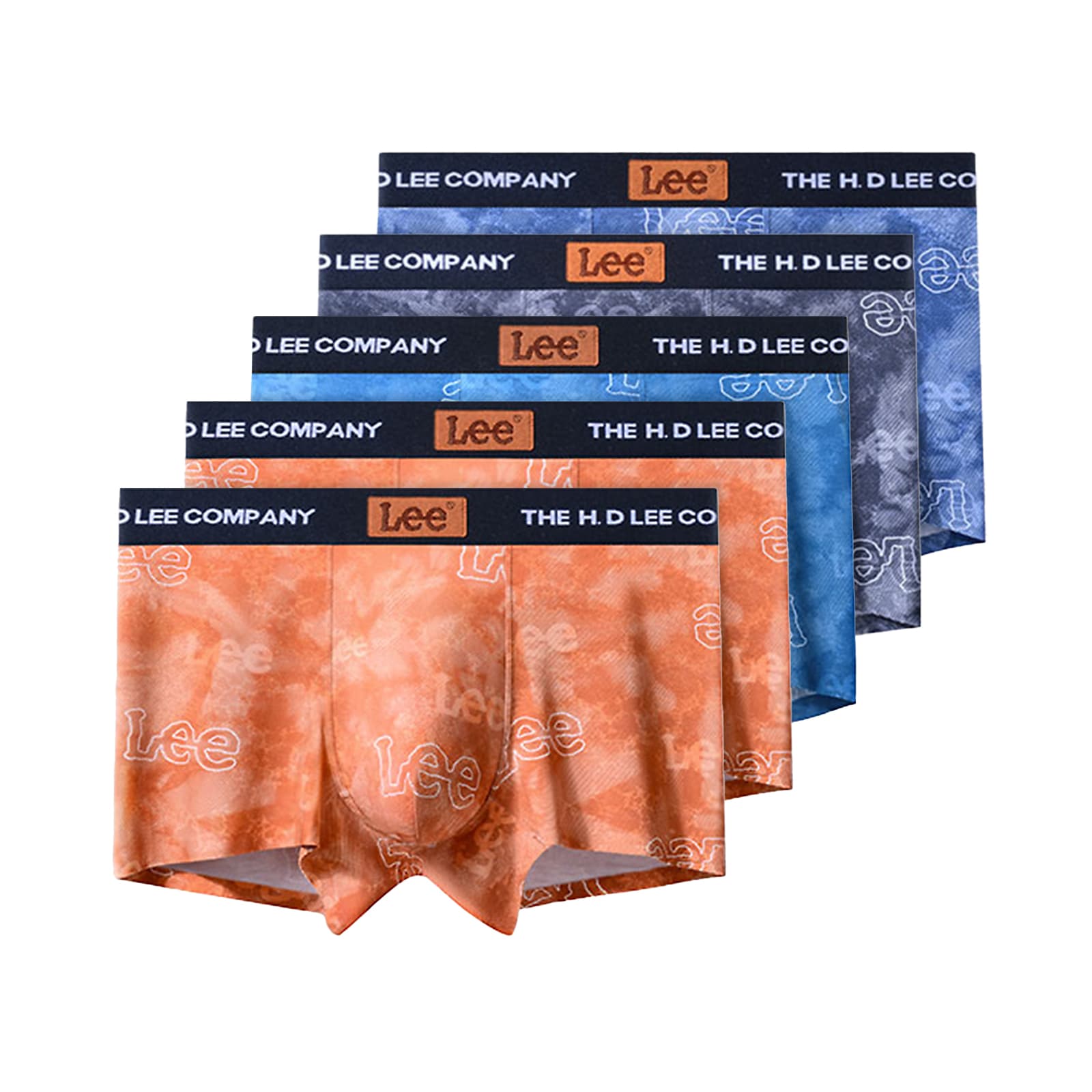 Трусы Lee Sunset 5,0 Трусы Мужские 5 Пачек - изображение 1