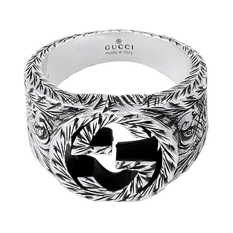 Кольцо Gucci Interlocking G Silver Ring - изображение 2