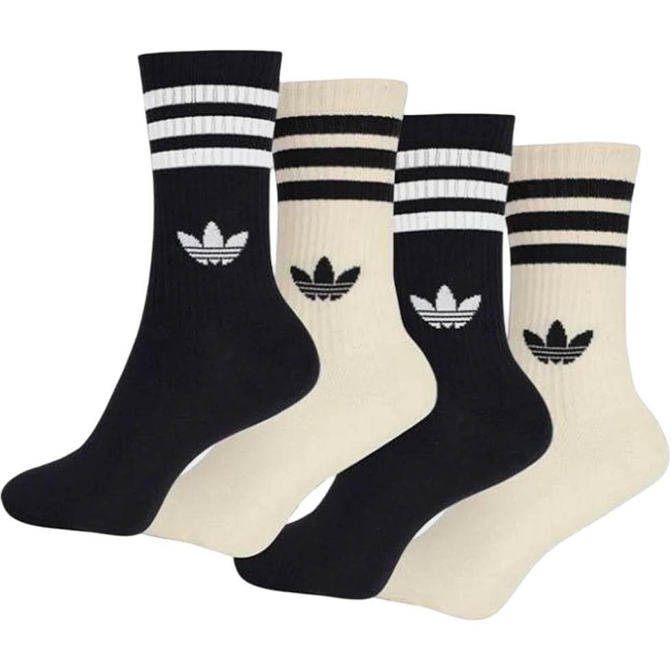 Носки adidas Originals Cartoon Embroidered Crew Socks 2-Pack Black White - изображение 2