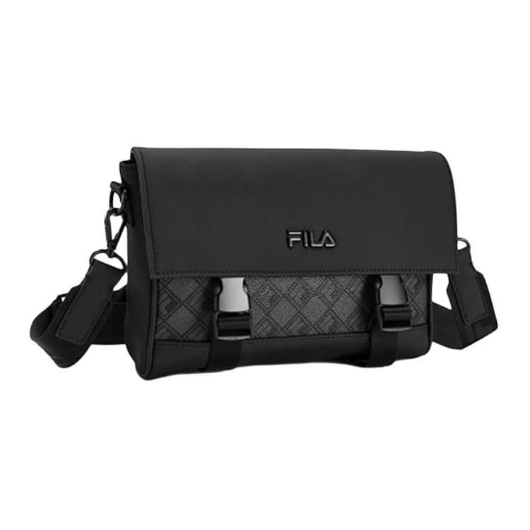 Сумка через плечо Fila Heritage Ткань Сумка через плечо Мужская Черная - изображение 2