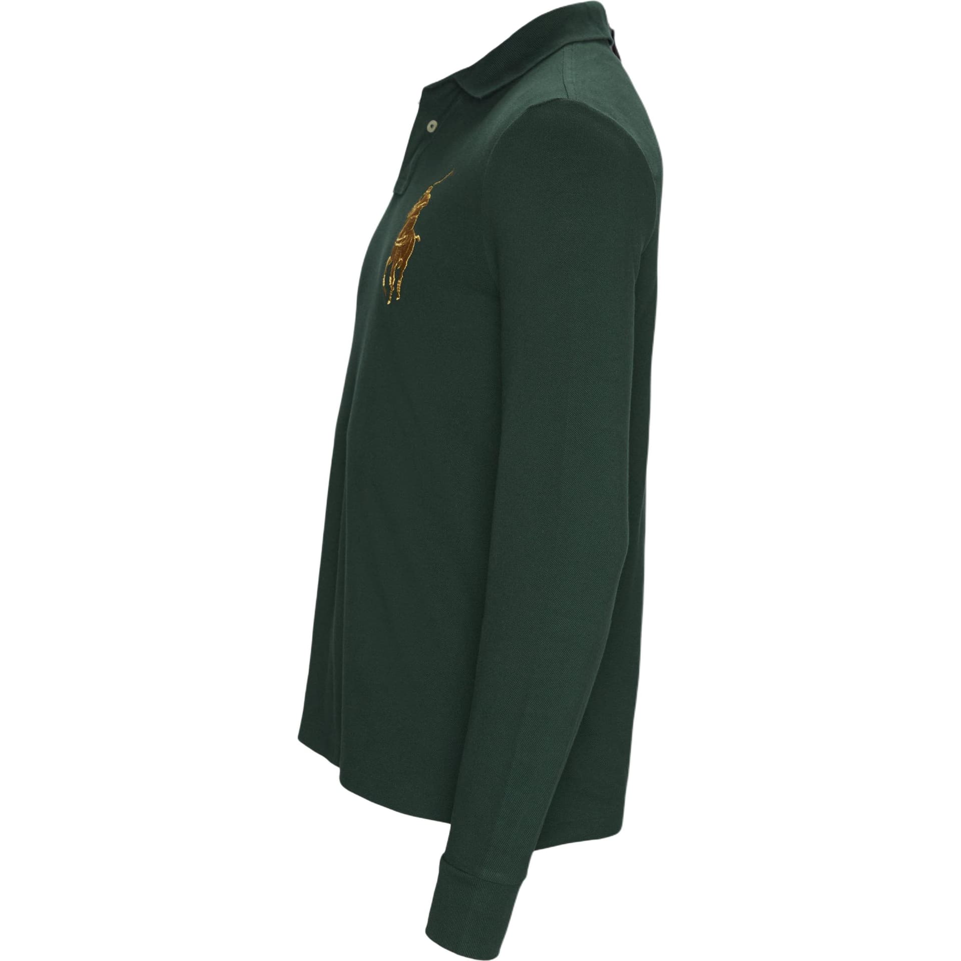 Поло Polo Ralph Lauren Мужское Поло Зеленое - изображение 3