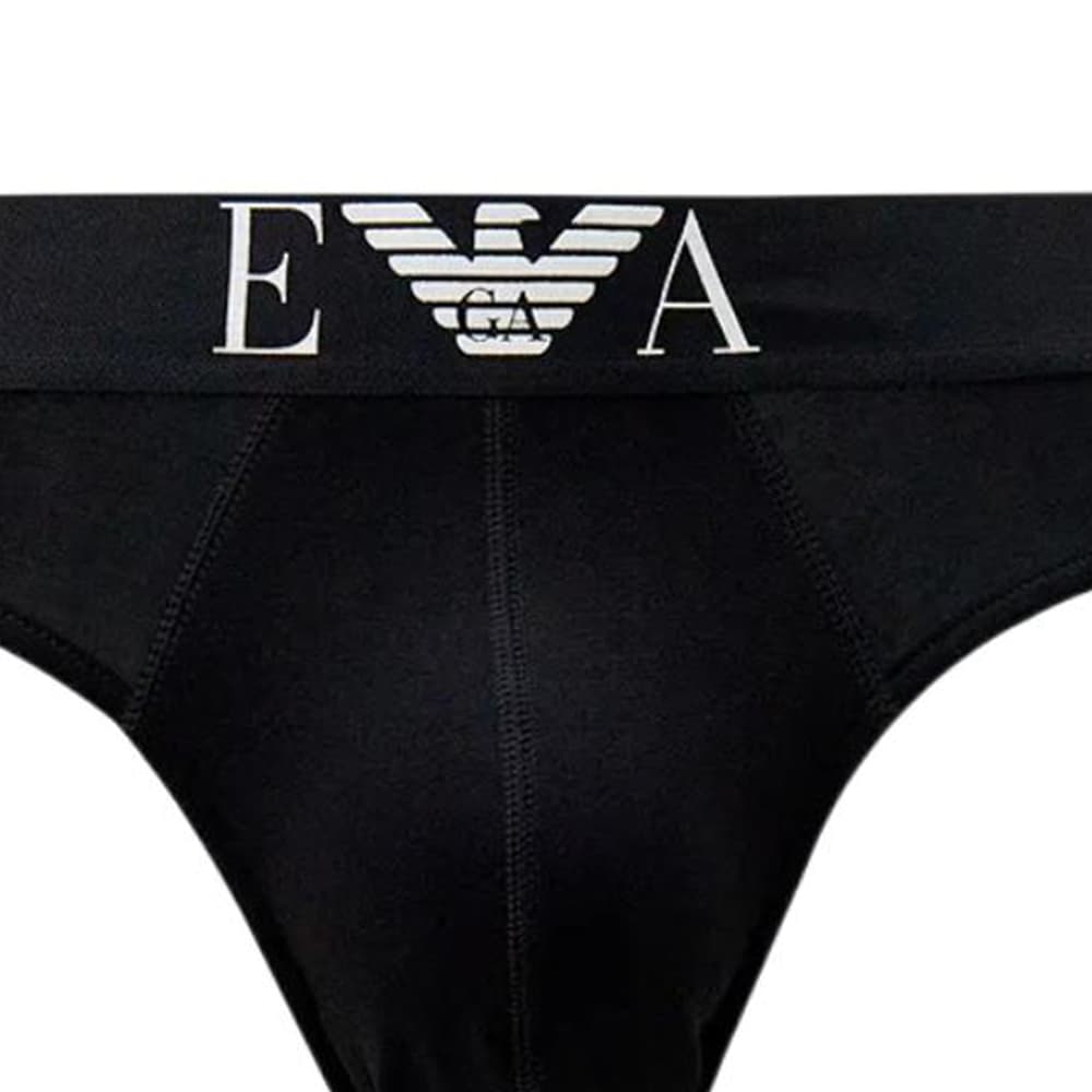 Трусы EMPORIO ARMANI Трусы Мужские 1 Пачка Черные - изображение 2
