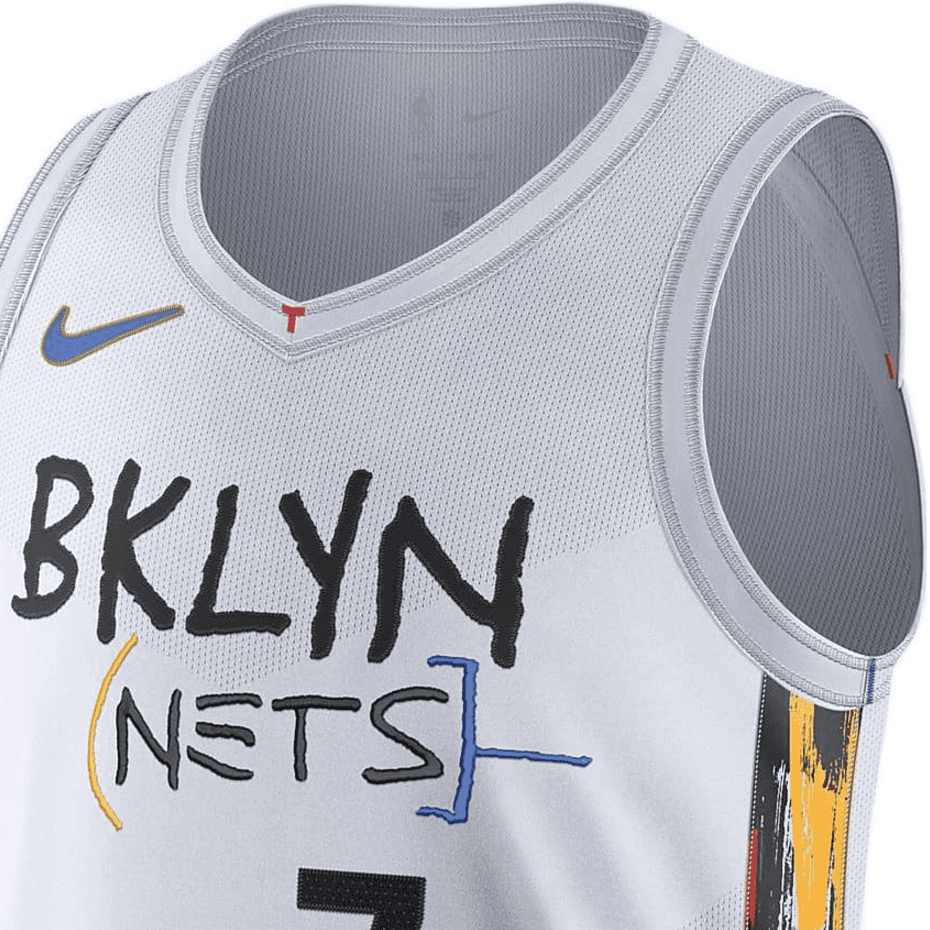 Баскетбольная майка Nike NBA City Edition Kevin Durant Jersey 7 White - изображение 3