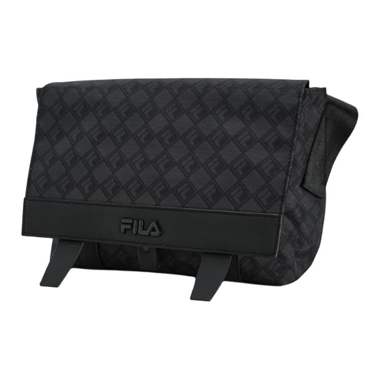 Мини-сумка Fila Heritage Ткань Сумка через плечо Мини Мужская Черная - изображение 2