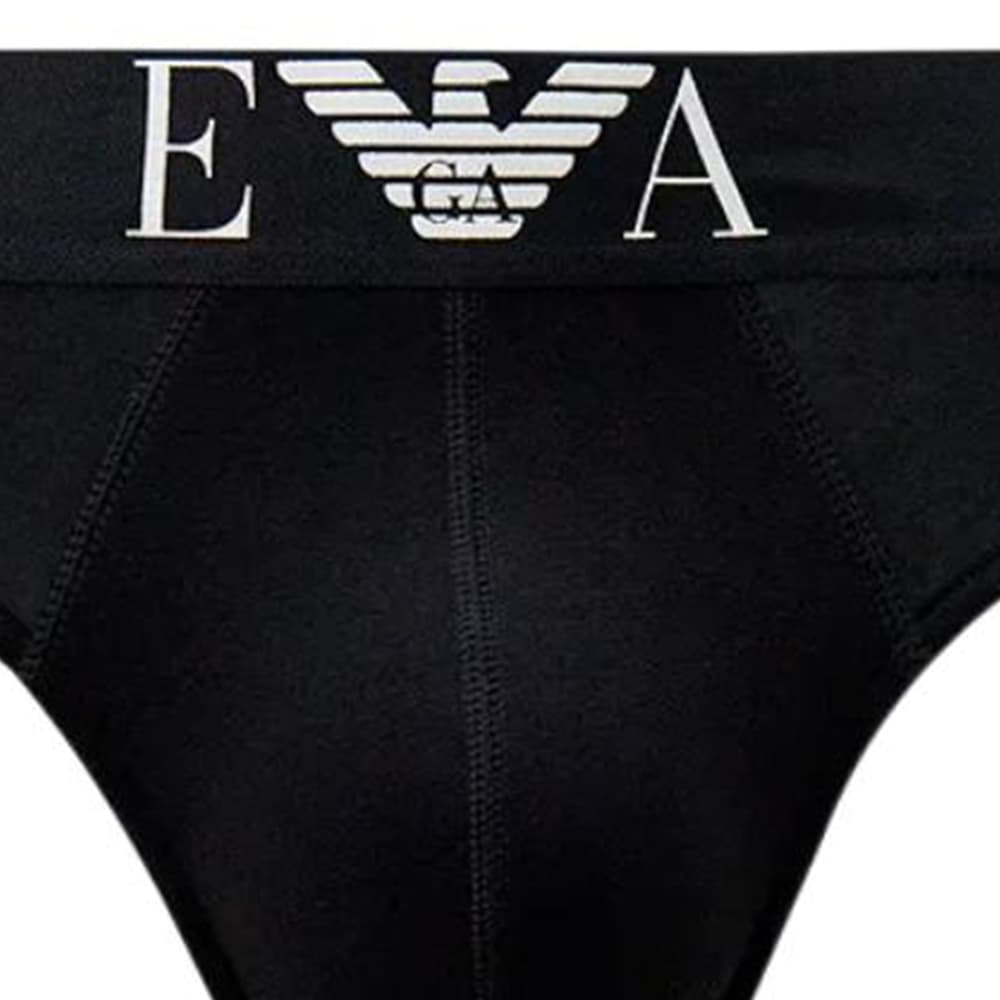 Трусы EMPORIO ARMANI Трусы Мужские 1 Пачка Черные - изображение 6