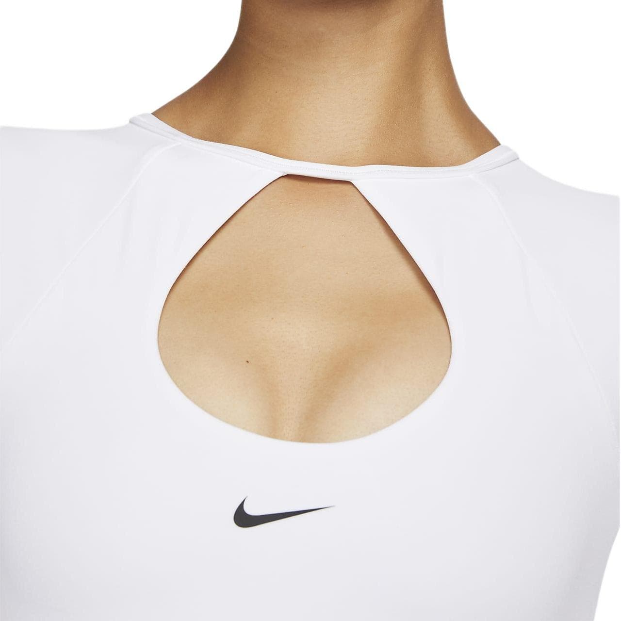 NIKE Белая женская одежда для фитнеса - изображение 4