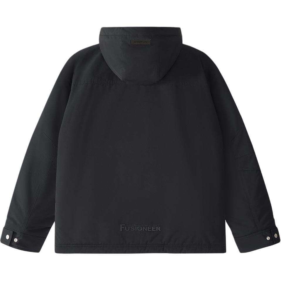 Зимняя куртка пуховик FILA FUSION FUSIONEER Мужская хлопковая куртка черного цвета - изображение 2