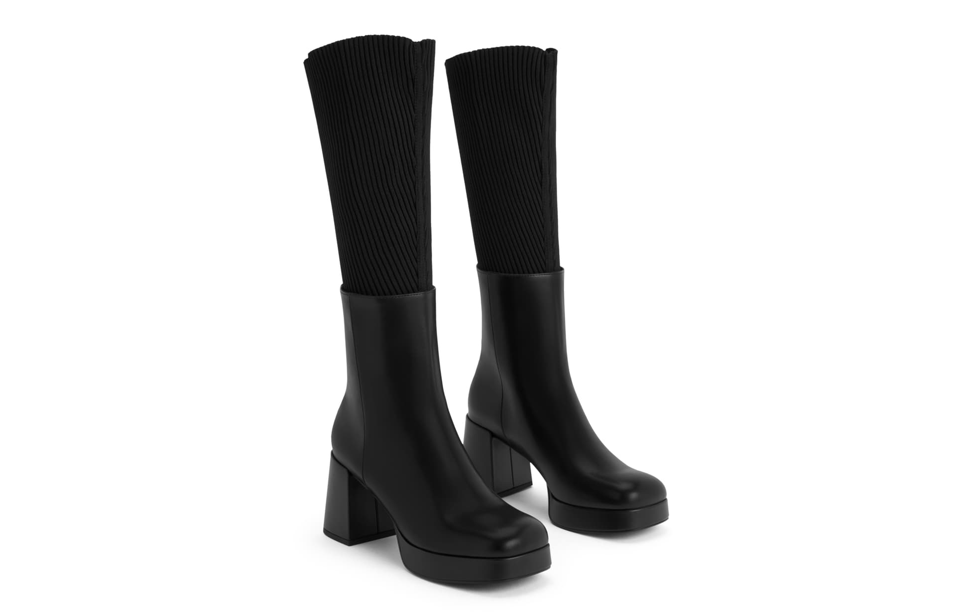 Сапоги CHARLES&KEITH Detachable Sock Boot — фото 3