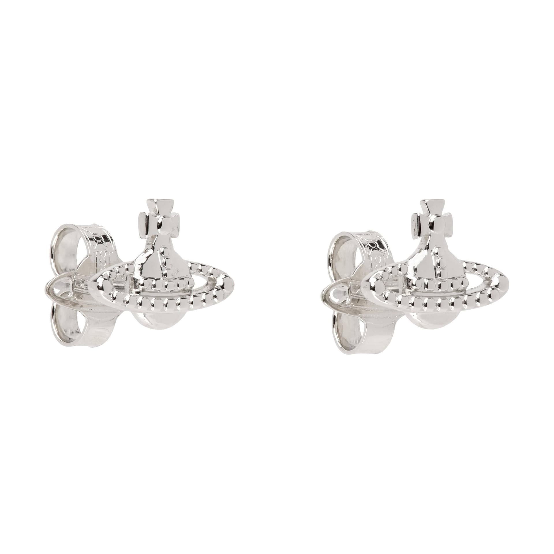 Серьги Серьги Vivienne Westwood с металлическими штифтами женские серебряные - изображение 2