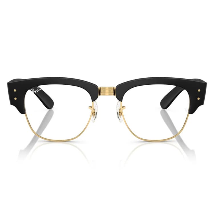 Оправа RayBan Пластиковые квадратные оправы для очков Мужские Золото - изображение 2
