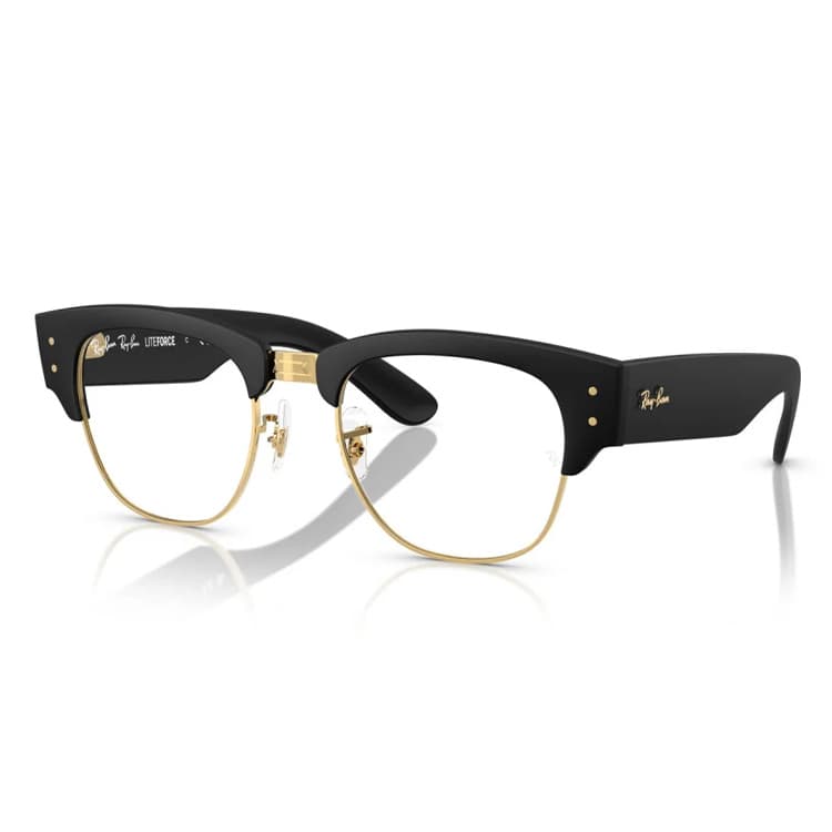 Оправа RayBan Пластиковые квадратные оправы для очков Мужские Золото - изображение 1