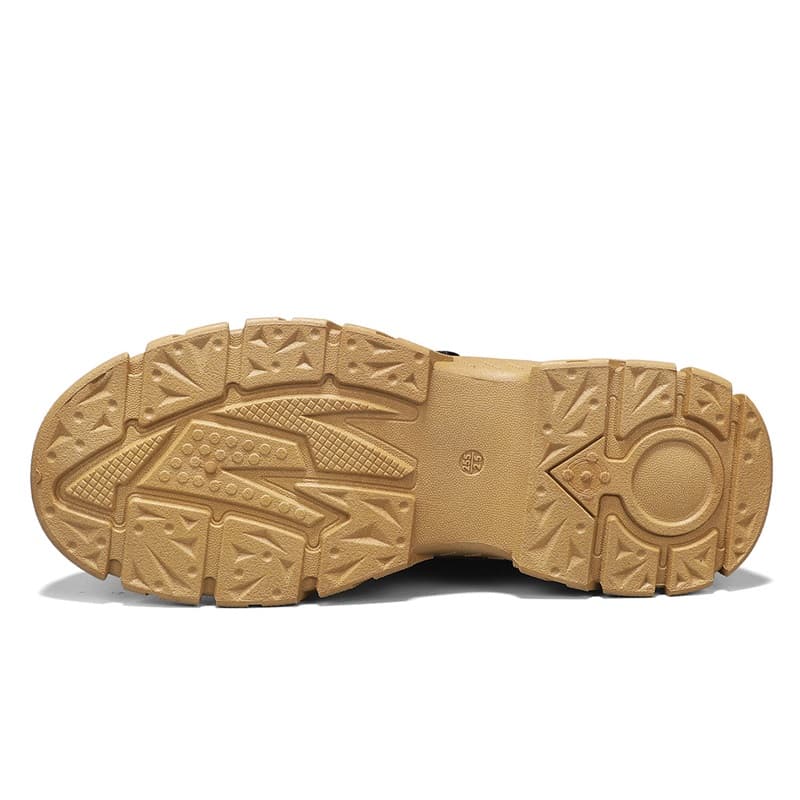 Ботинки Warrior Martin Boots Mid Heel Tan - изображение 5