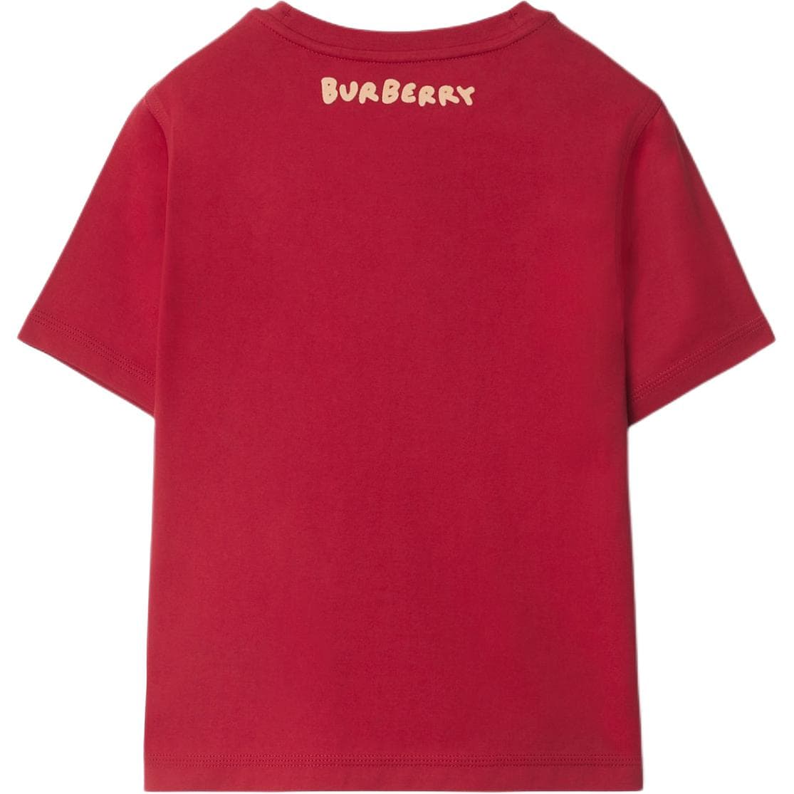 Футболка Burberry New Year Celebration Collection Красная KIDS T-рубашка - изображение 2
