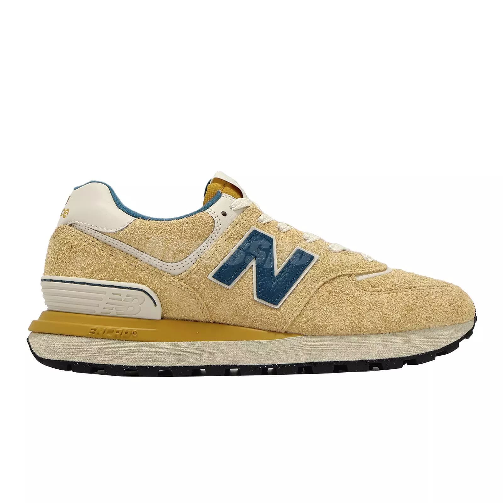 Кроссовки New Balance NB 574 Ткань Низкий Верх Повседневная Обувь Унисекс Бежевый - изображение 2