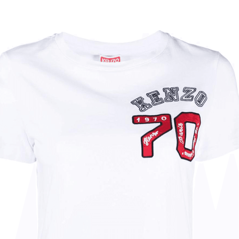 Футболка KENZO FW23 Logo T-Shirt White - изображение 4