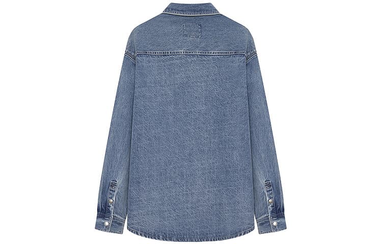 Рубашка Teenie Weenie Men Denim Collection Рубашка Унисекс Синяя - изображение 2