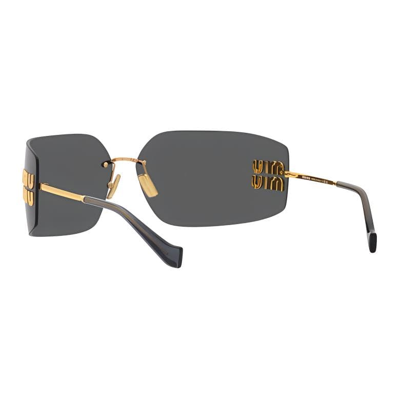 Солнцезащитные очки Miu Miu Side Logo Sunglasses Gold - изображение 4