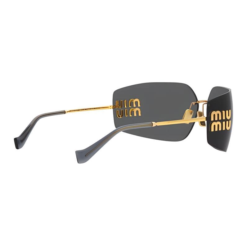 Солнцезащитные очки Miu Miu Side Logo Sunglasses Gold - изображение 3