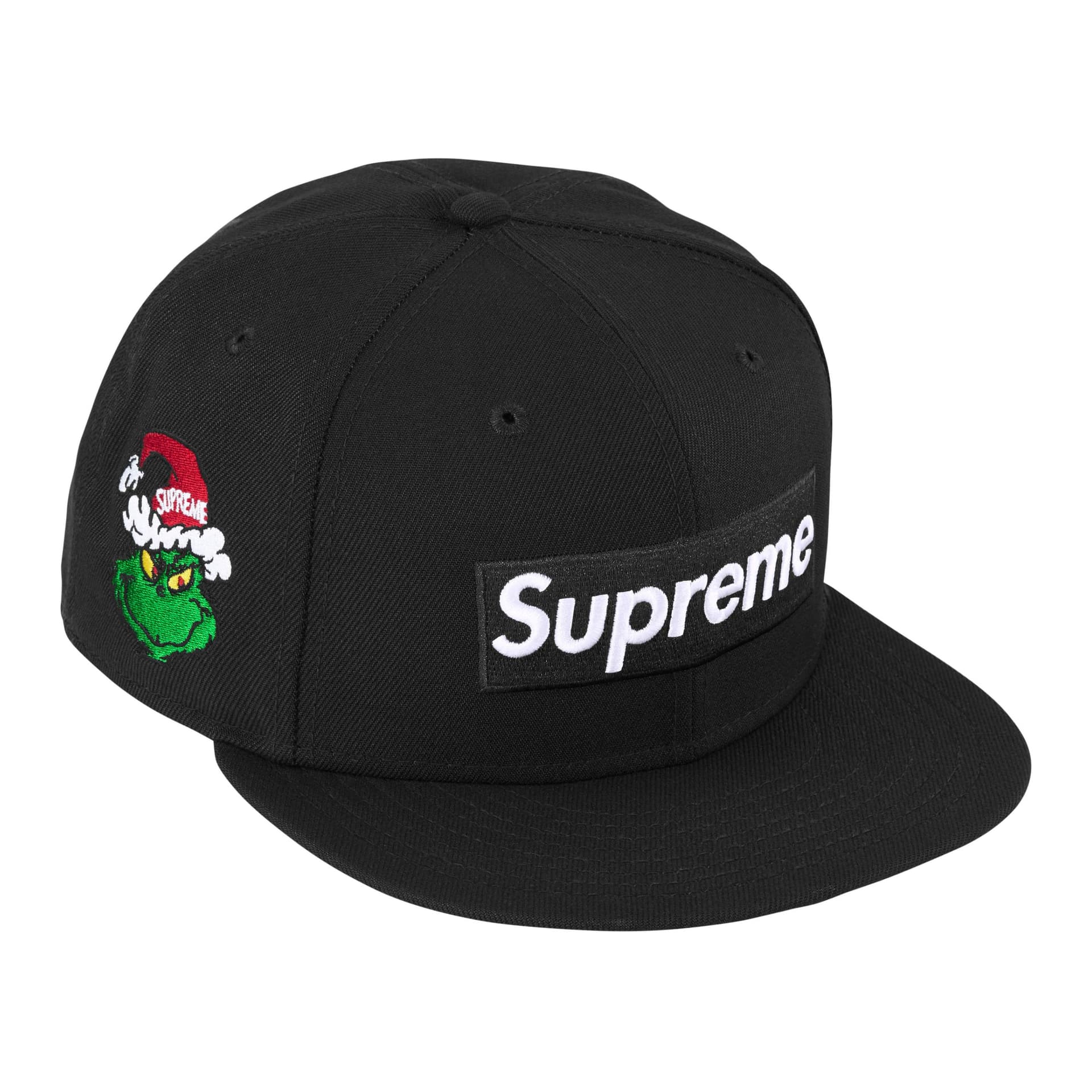 Кепка Supreme X New Era Кепки Унисекс Черный Фиолетовый Хаки Зеленый Синий Красный - изображение 1