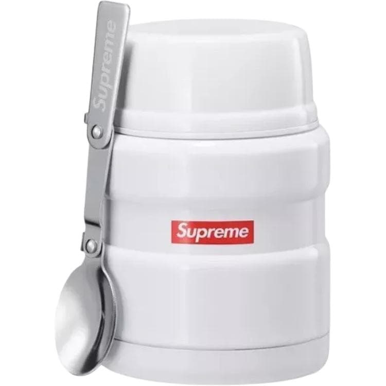 Supreme x THERMOS Stainless King Food Jar and Spoon White - изображение 2