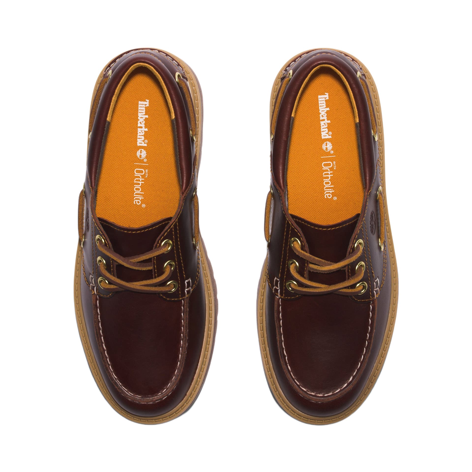 Timberland Премиум Топсайдеры Женские Коричневый - изображение 4