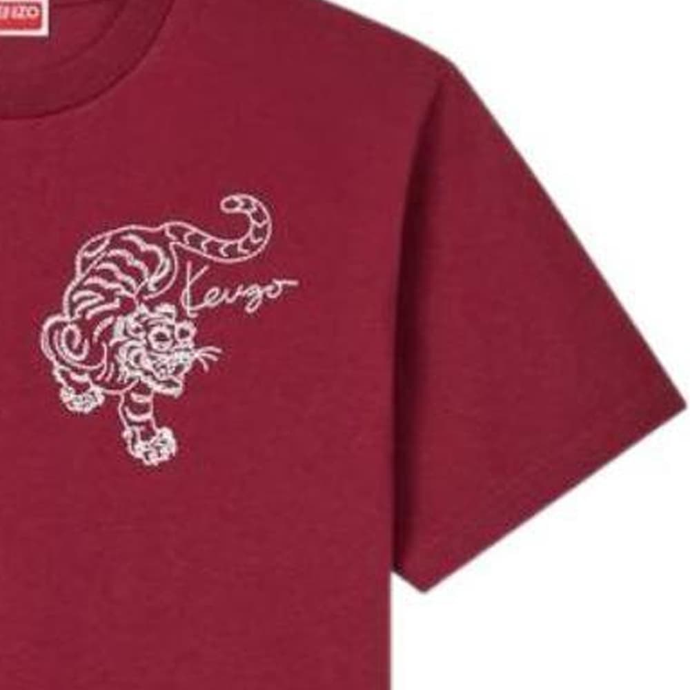 Футболка KENZO Red Мужская T-рубашка - изображение 7
