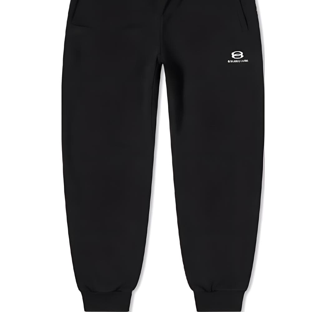 Штаны Balenciaga Вязаные Спортивные Штаны Стандартный Крой Мужские Черные - изображение 3