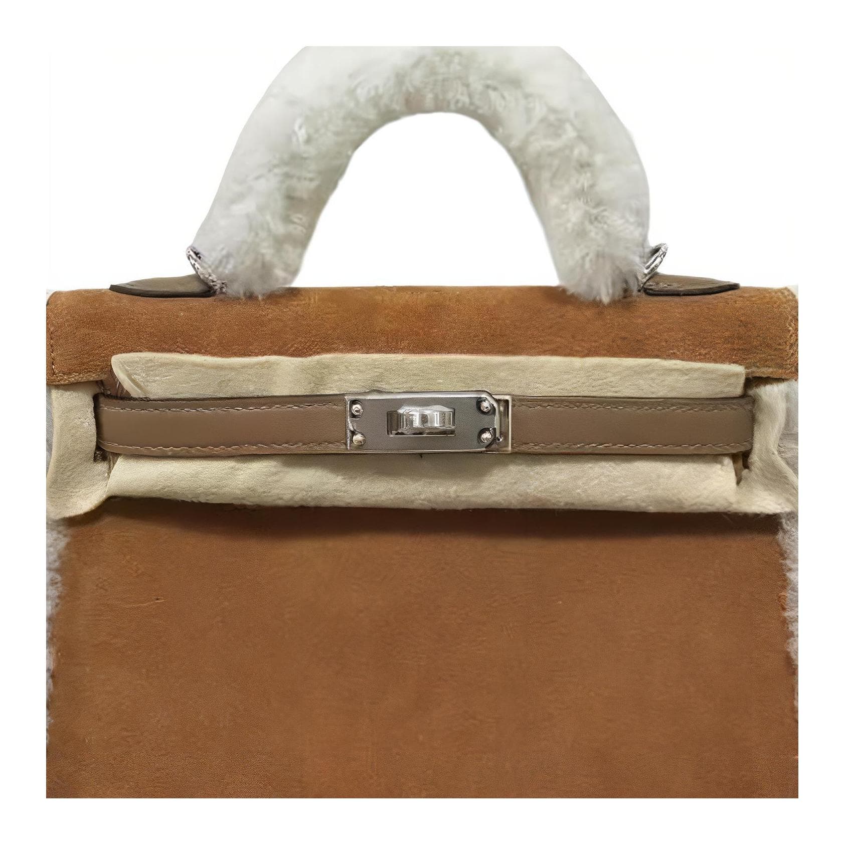 Сумка Hermes Mini Kelly Grizzly - изображение 4