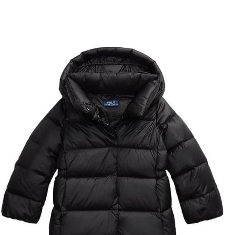 Пуховик Polo Ralph Lauren черного цвета для детей - изображение 4