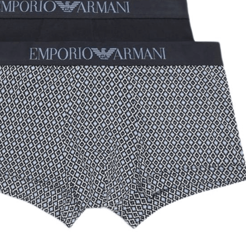 Трусы EMPORIO ARMANI FW24 Боксеры Мужские 2 упаковки - изображение 3
