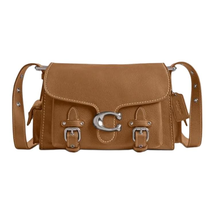 Сумка через плечо COACH Cargo Soft Tabby 26 Honey Brown - изображение 1