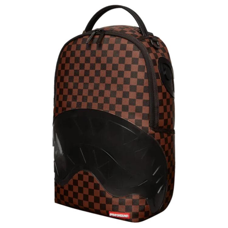Рюкзак SPRAYGROUND Поливинилхлорид Рюкзак Унисекс Коричневый и Черный - изображение 2