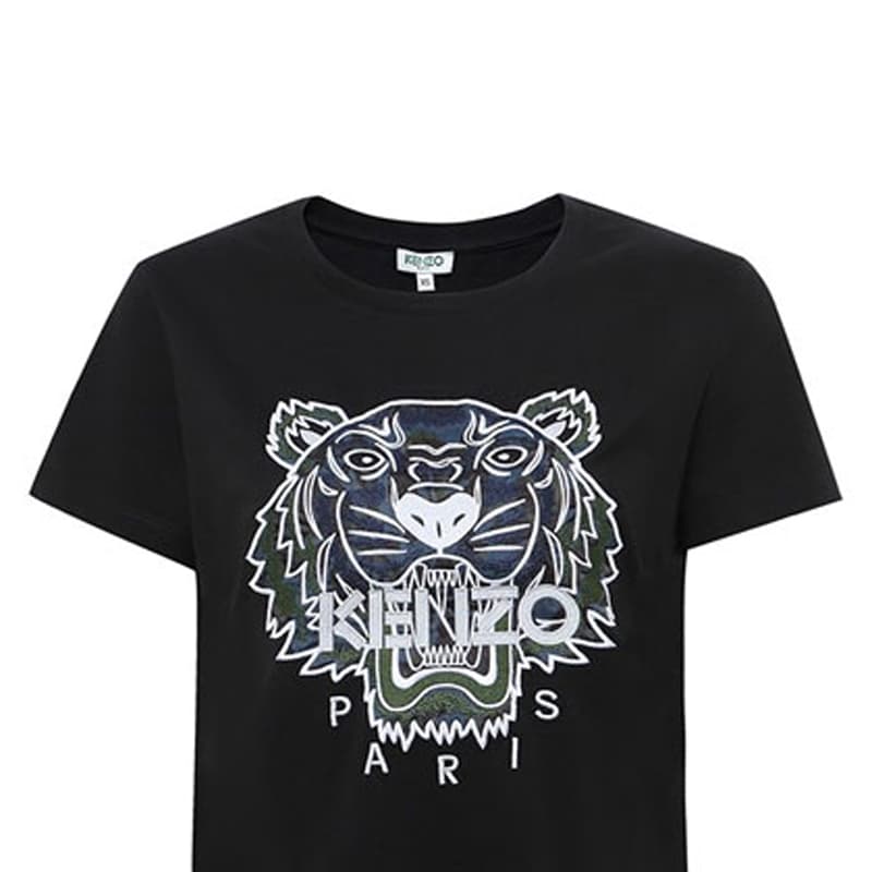 Футболка KENZO Tiger Head T-Shirt Black - изображение 5