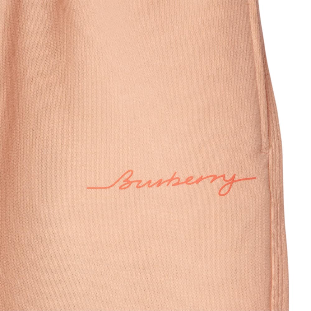 Детские Burberry Вязаные Тренировочные Штаны FW24 Светло-Розовые - изображение 3