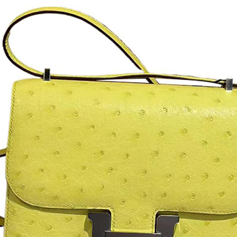 Сумка через плечо Hermes Constance 19 Citron - изображение 3