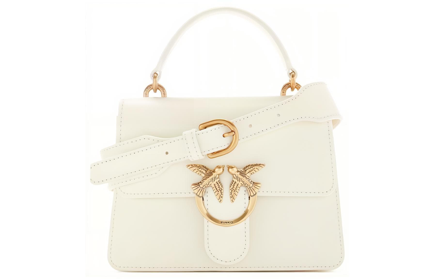 Мини-сумка PINKO Top Handle Light Love Birds - изображение 3