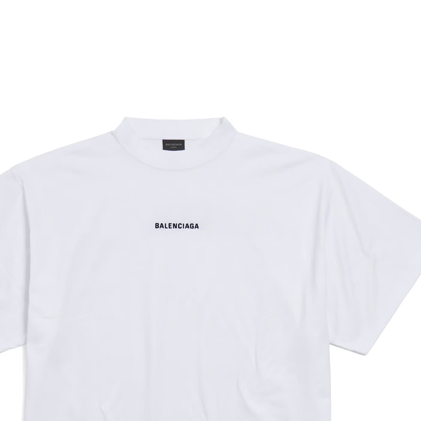 Футболка Balenciaga T-рубашка женская белая - изображение 3
