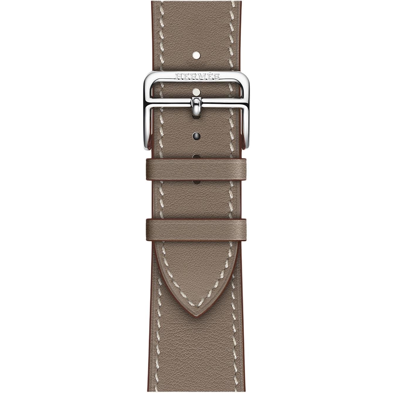 Ремешок для часов HERMES Шнуровка совместимость с Apple материал кожа с мехом быка - изображение 2