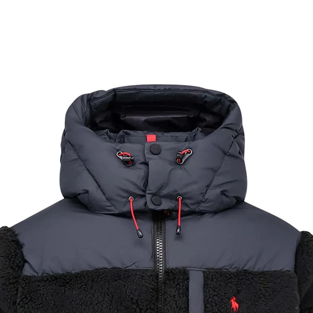 Зимняя куртка Polo Ralph Lauren Мужской пуховик черного цвета - изображение 6