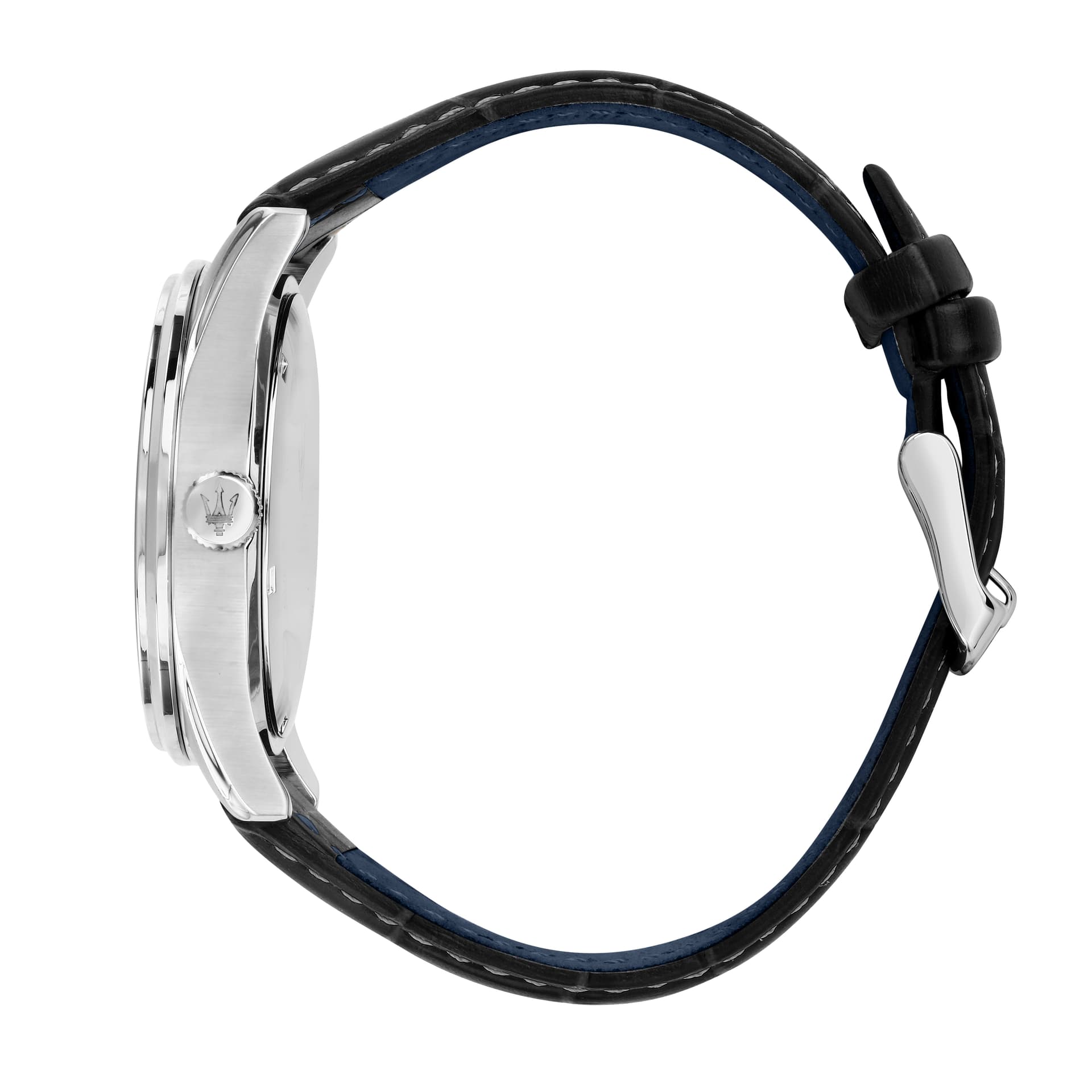 Механические часы Maserati Quartz Movement Синий Циферблат Мужские Часы Роскошная Коробка - изображение 3