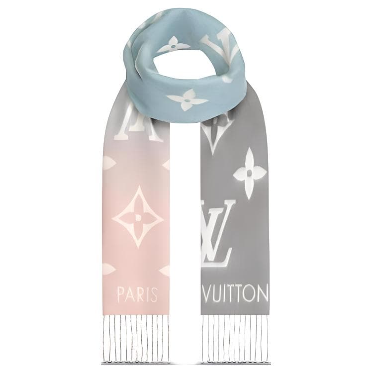 Шарф LOUIS VUITTON Reykjavik Gradient - изображение 4