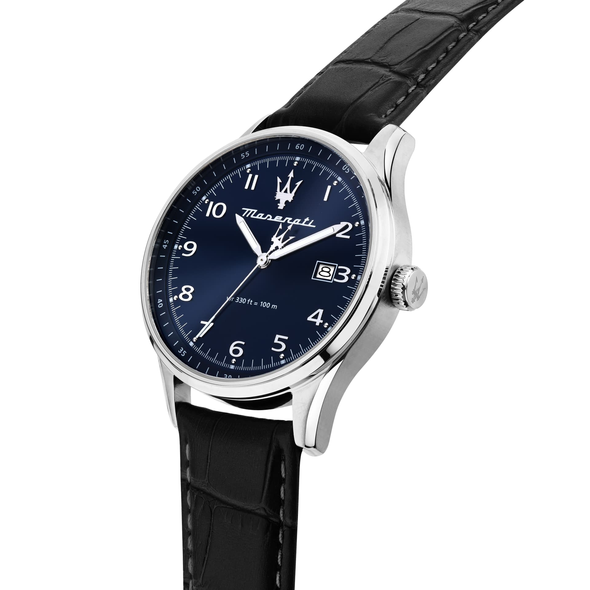 Механические часы Maserati Quartz Movement Синий Циферблат Мужские Часы Роскошная Коробка - изображение 2